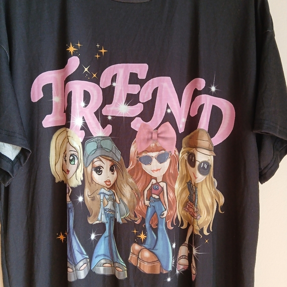 NWOT Shein Black Trend Sleep Shirt Size 1XL - Picture 3 of 10